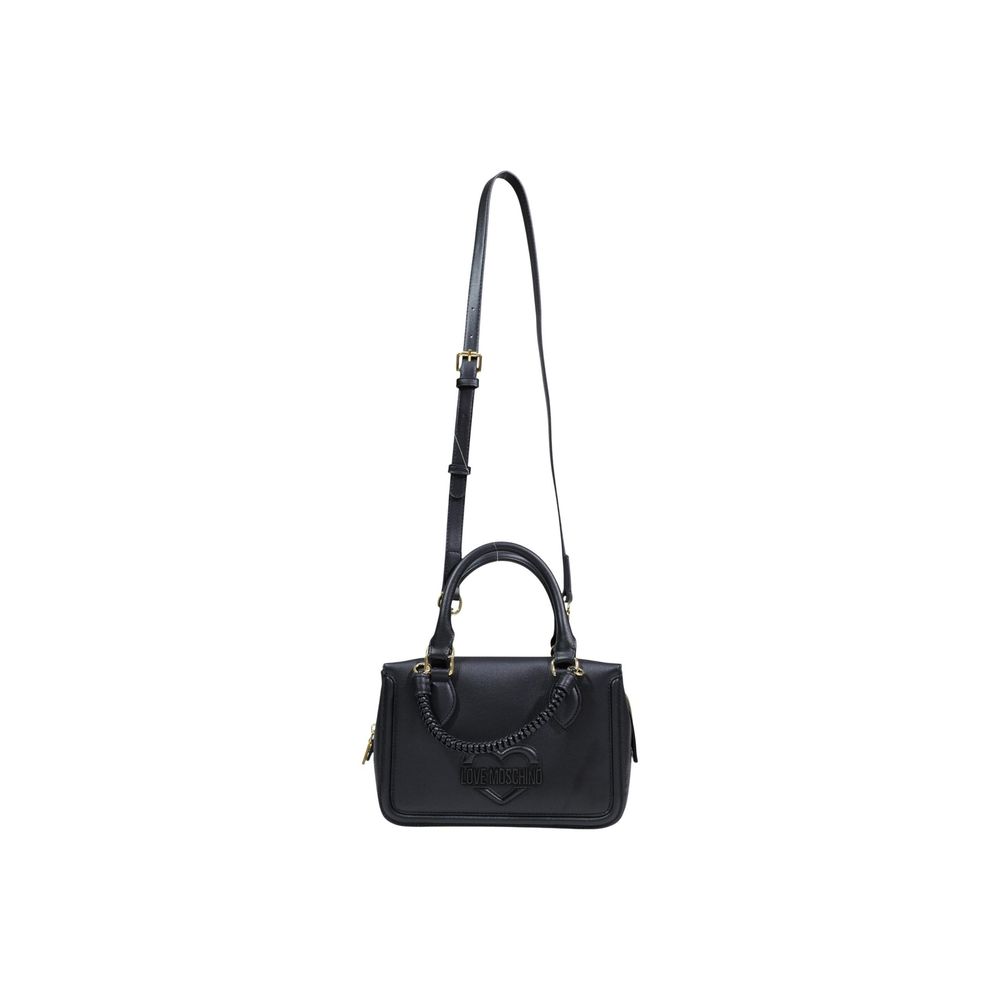 Love Moschino Black Polyethylene Handbag - Luxe Nova