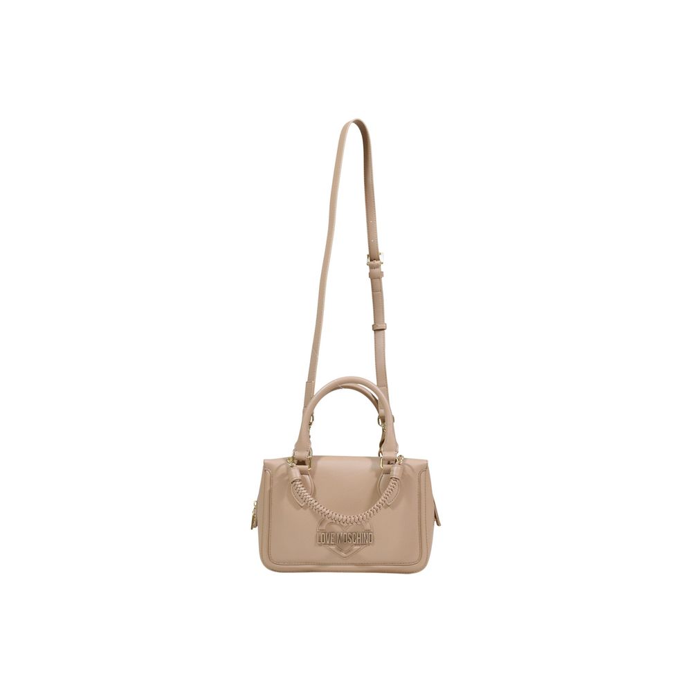 Love Moschino Beige Polyethylene Handbag - Luxe Nova