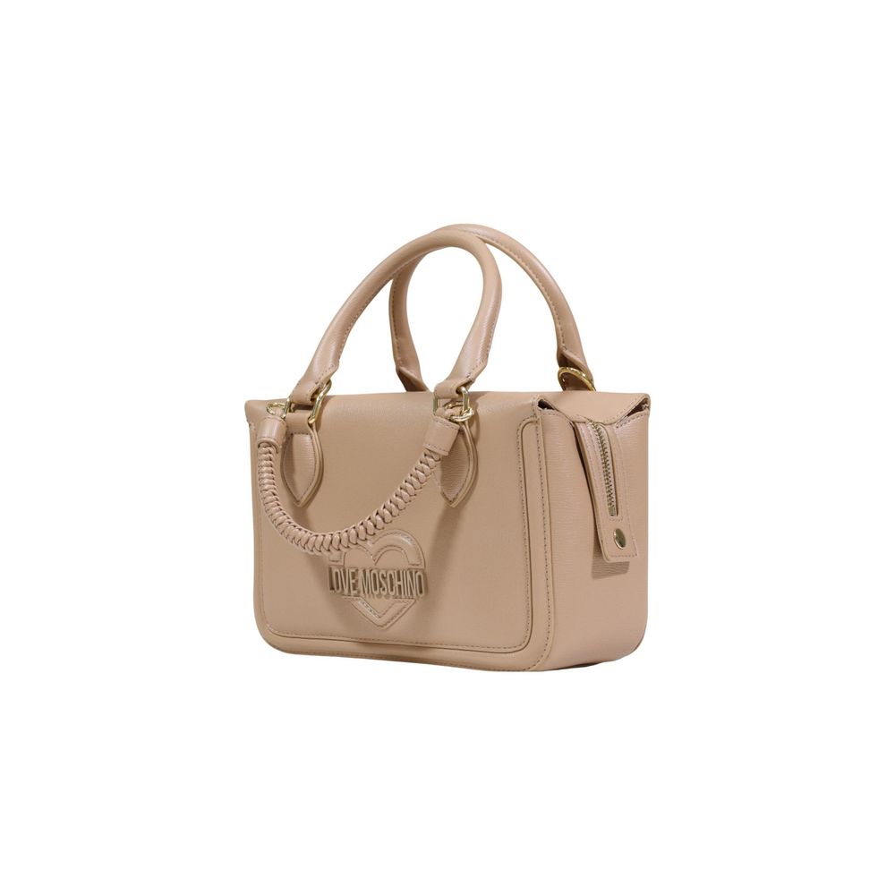 Love Moschino Beige Polyethylene Handbag - Luxe Nova