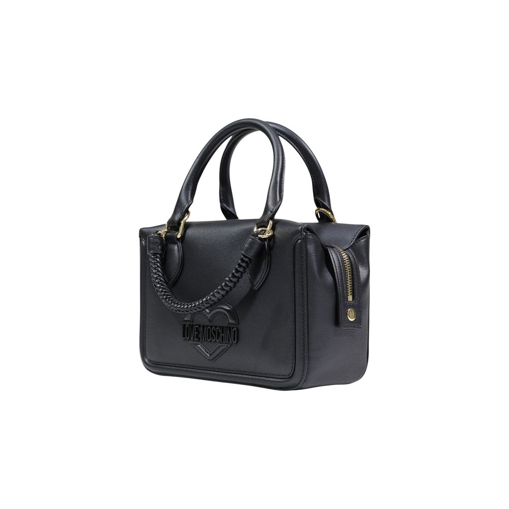 Love Moschino Black Polyethylene Handbag - Luxe Nova