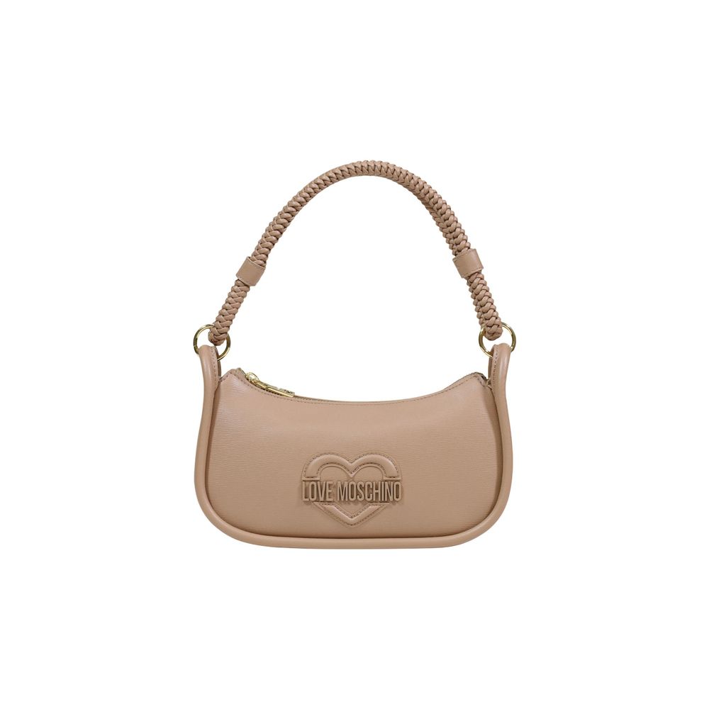 Love Moschino Beige Polyethylene Handbag - Luxe Nova