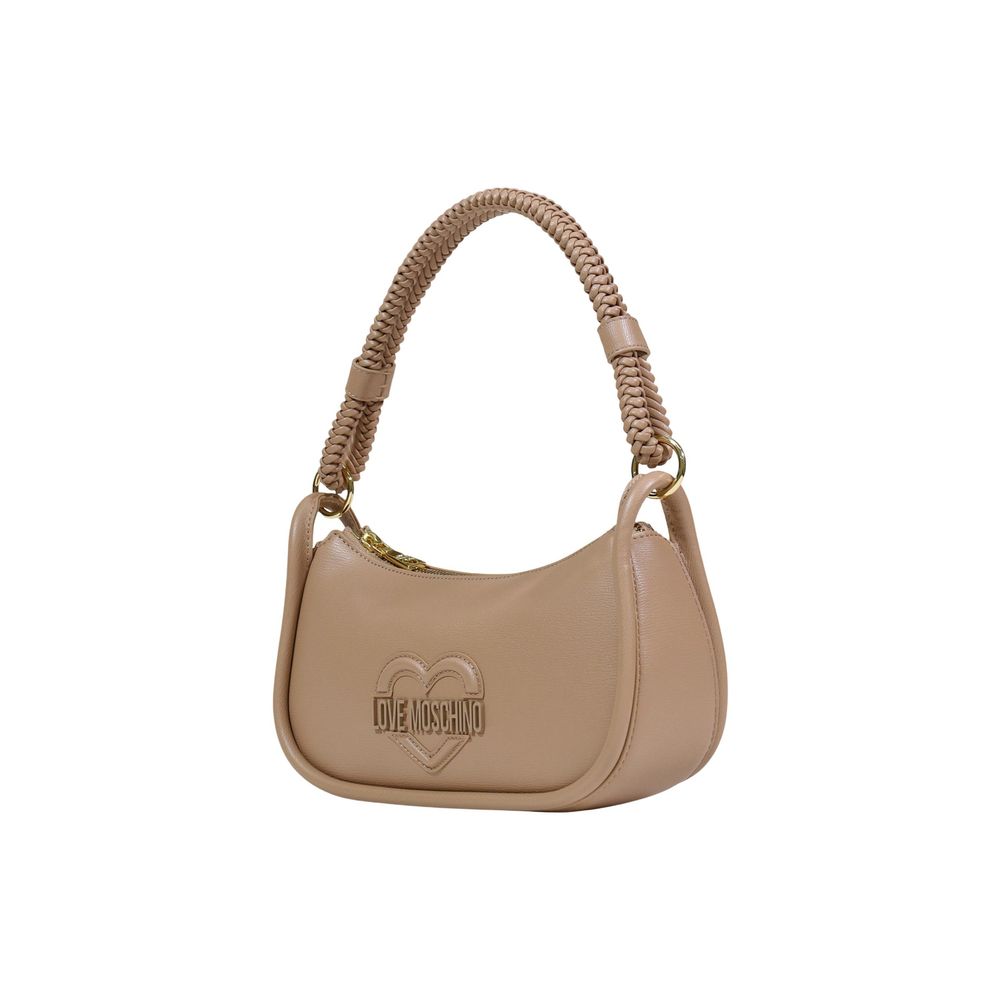 Love Moschino Beige Polyethylene Handbag - Luxe Nova