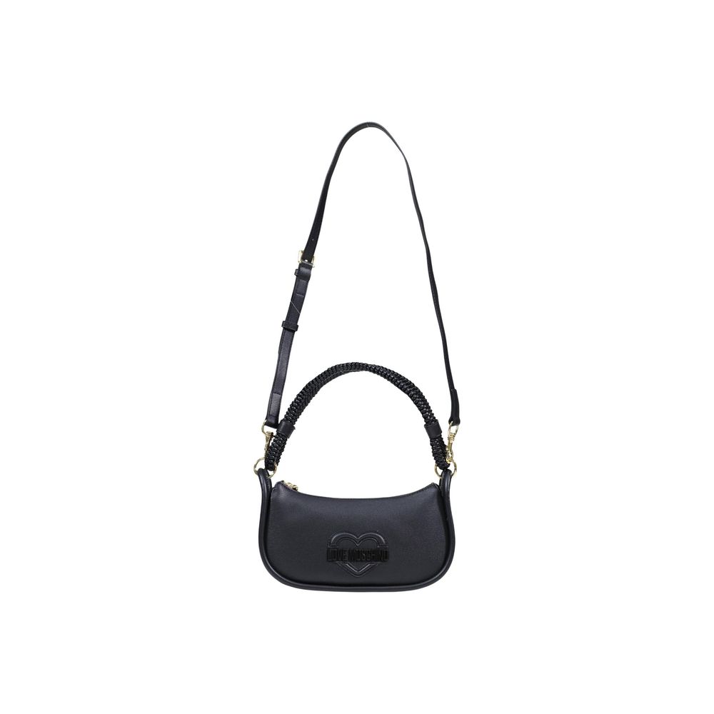 Love Moschino Black Polyethylene Handbag - Luxe Nova