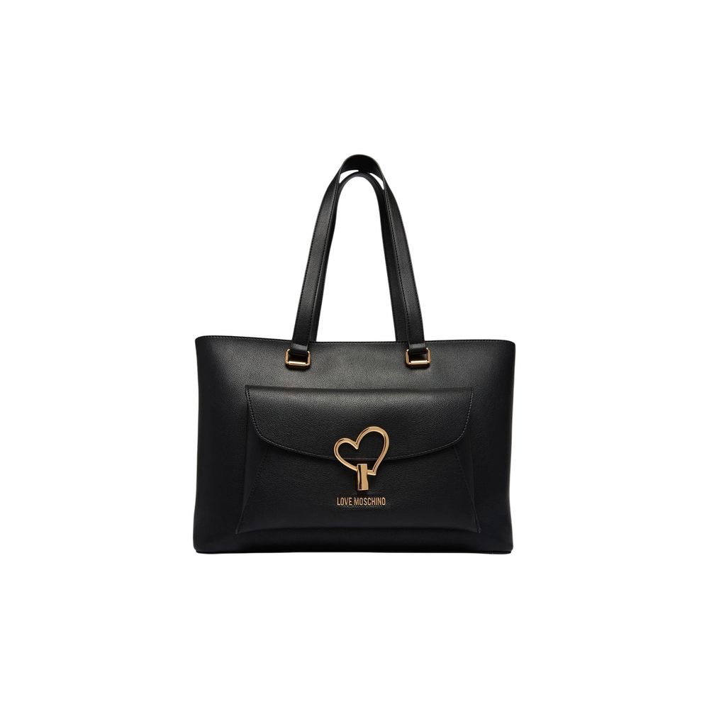 Love Moschino Black Polyethylene Handbag - Luxe Nova