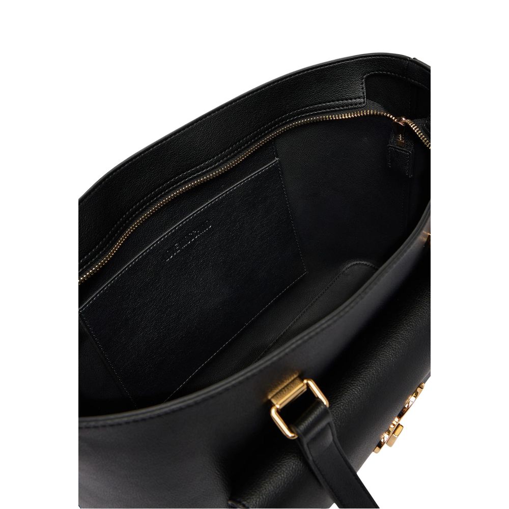 Love Moschino Black Polyethylene Handbag - Luxe Nova