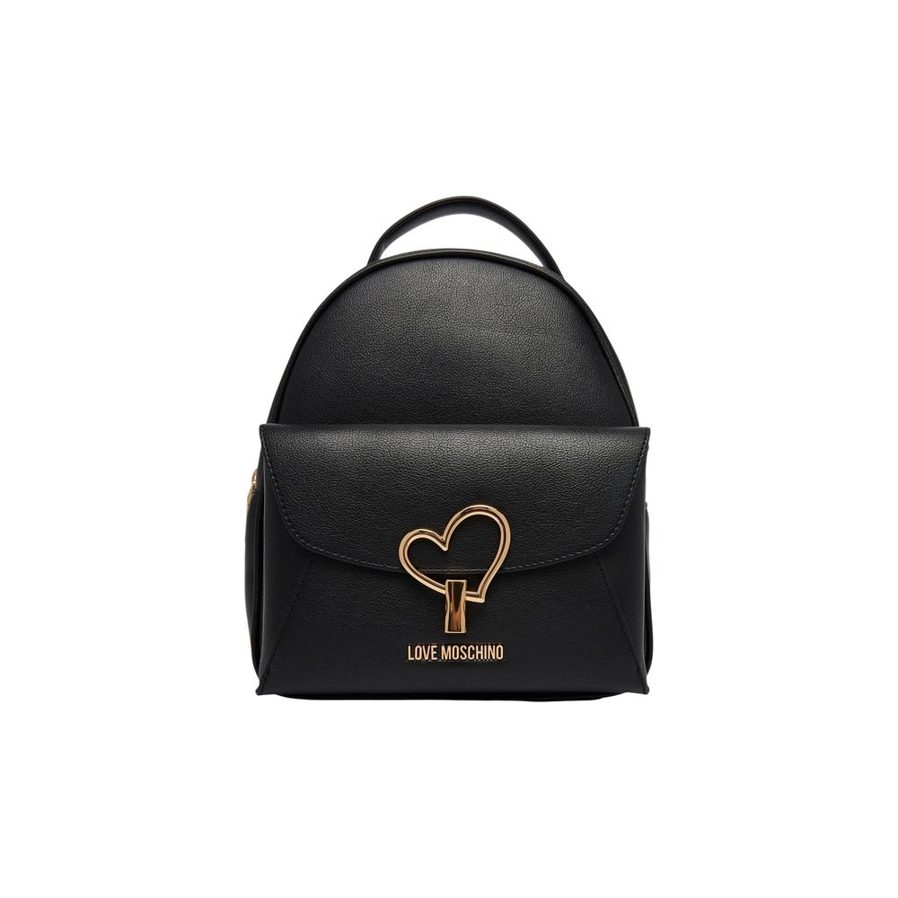 Love Moschino Black Polyethylene Backpack - Luxe Nova