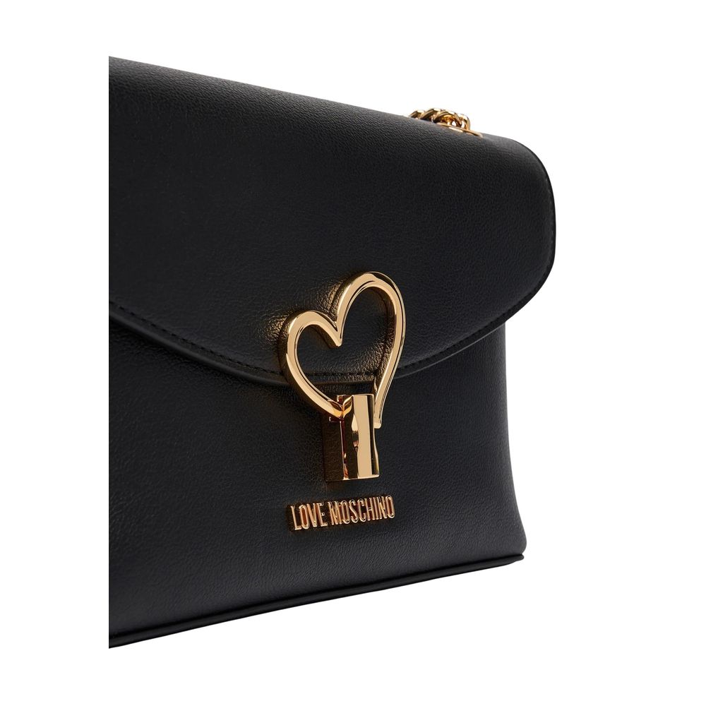 Love Moschino Black Polyethylene Handbag - Luxe Nova