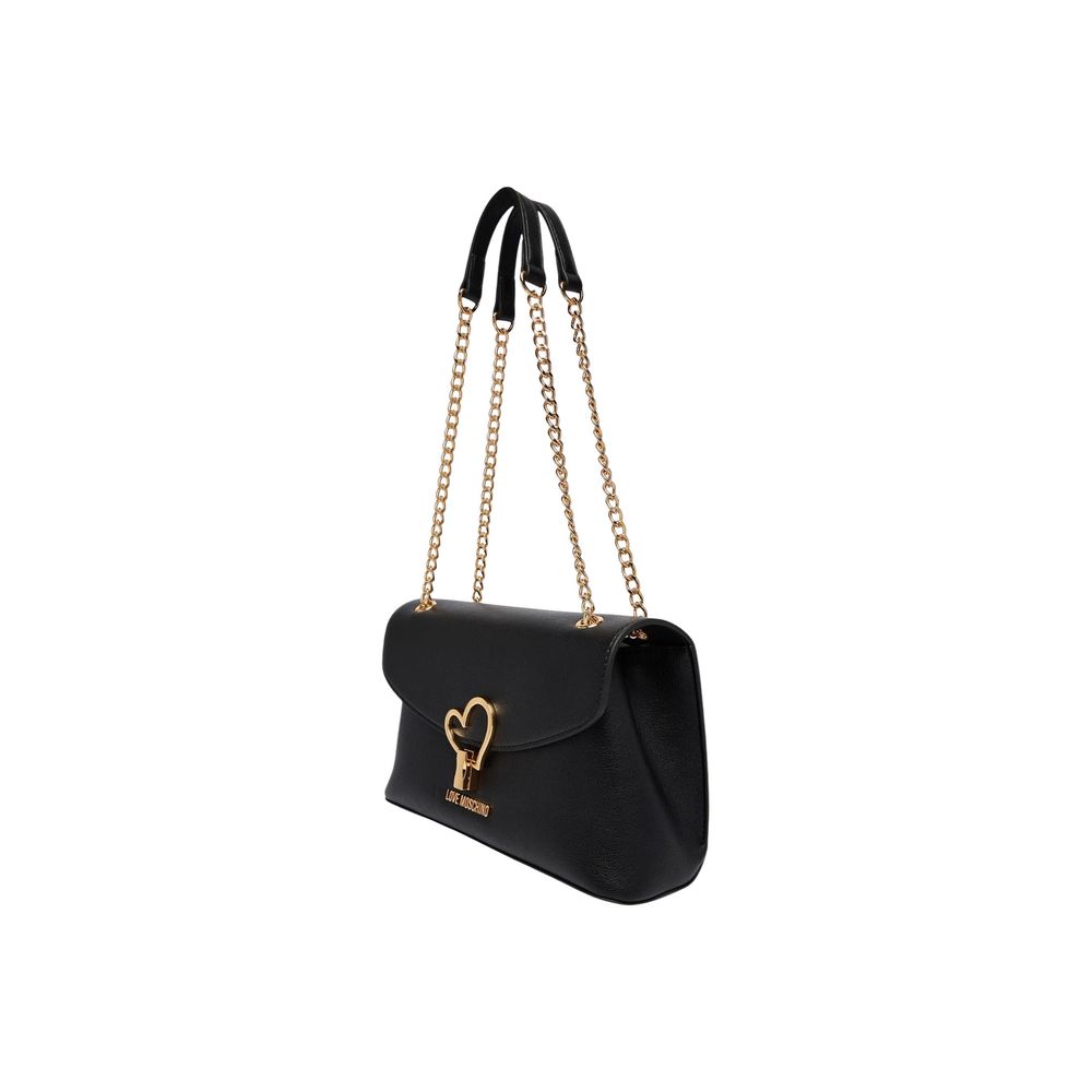 Love Moschino Black Polyethylene Handbag - Luxe Nova