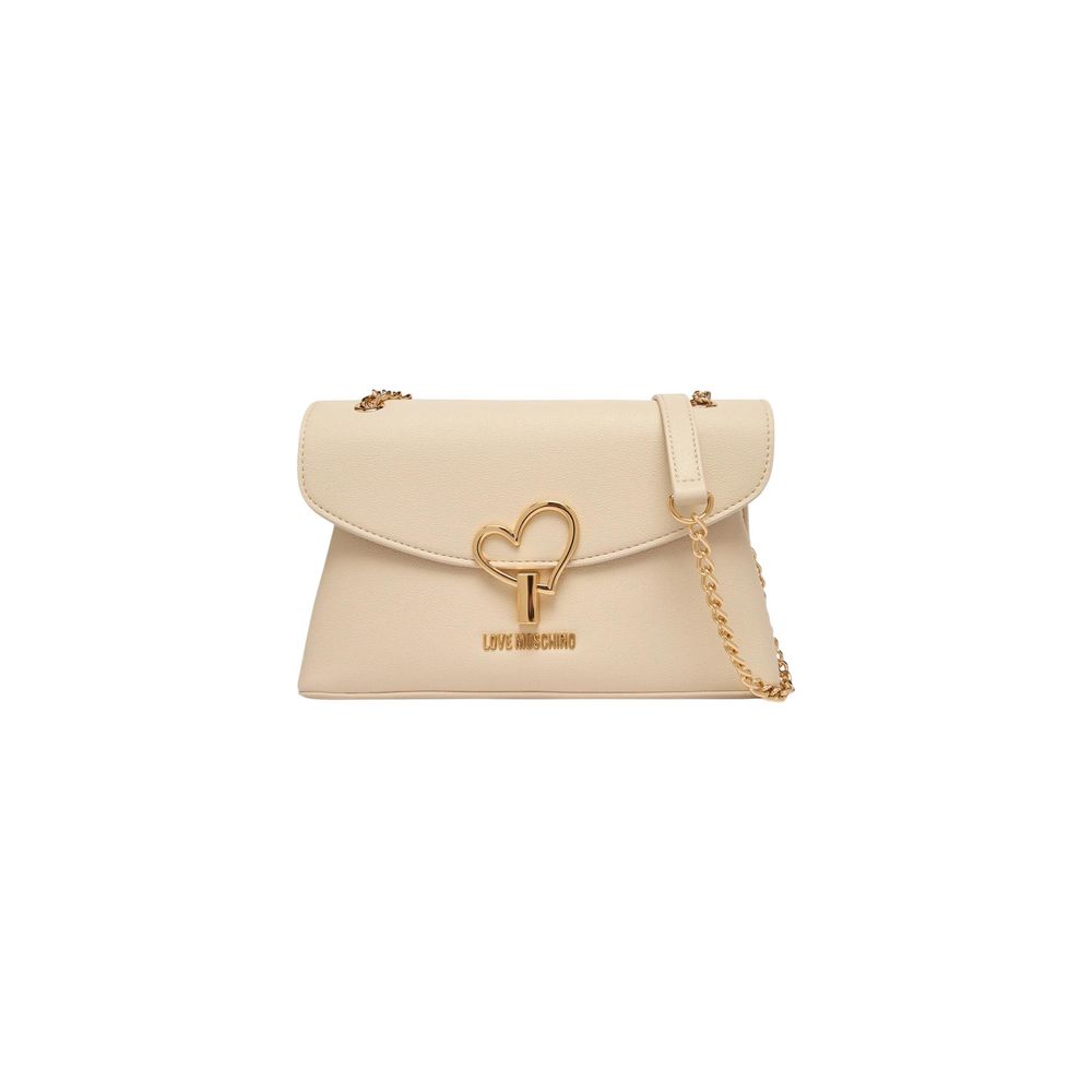 Love Moschino Beige Polyethylene Handbag - Luxe Nova