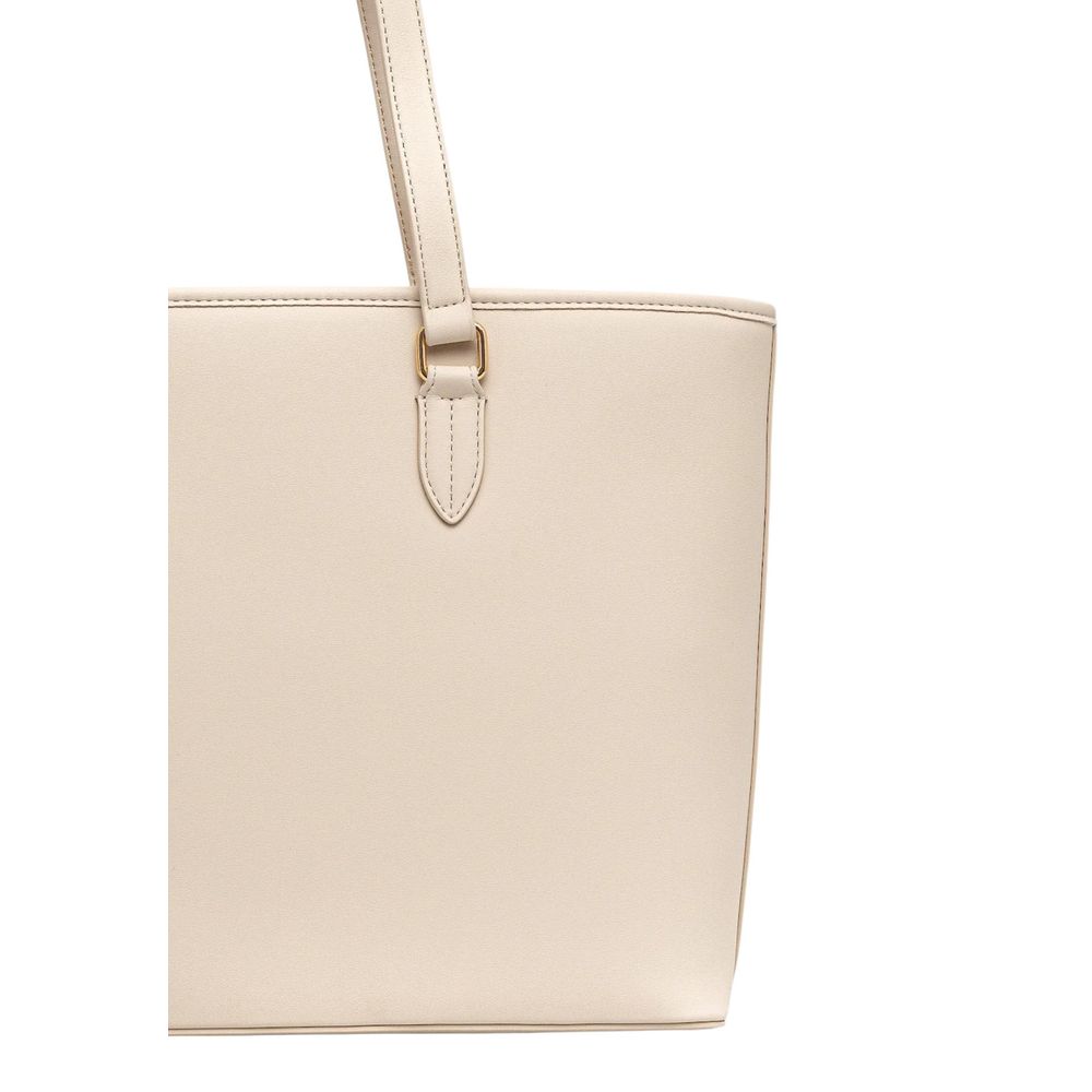 Love Moschino Beige Polyethylene Handbag - Luxe Nova