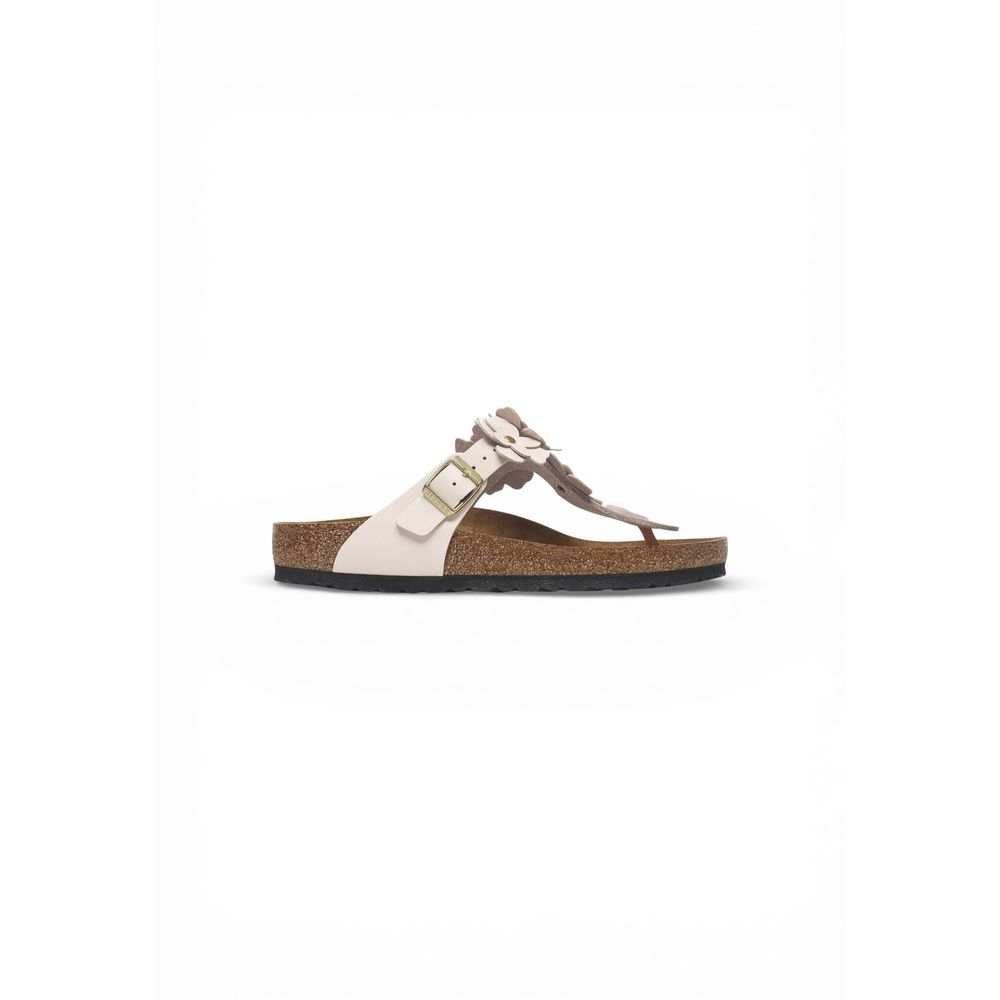 Birkenstock Pink Leather Flat Sandals - Luxe Nova