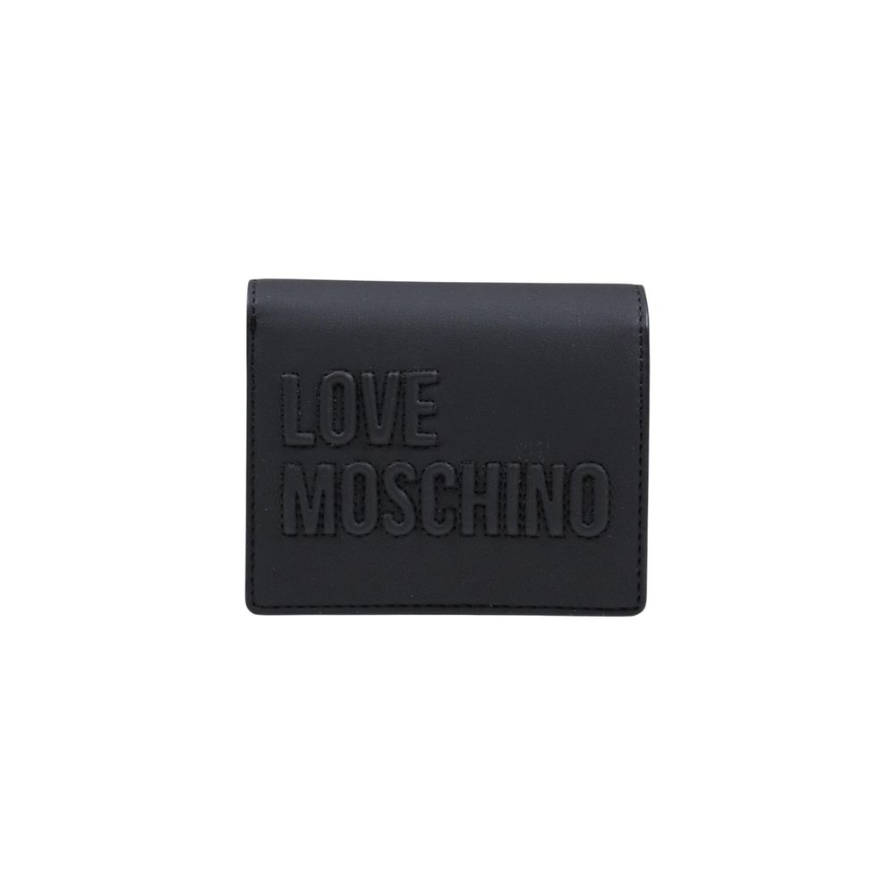 Love Moschino Black Polyethylene Wallet - Luxe Nova