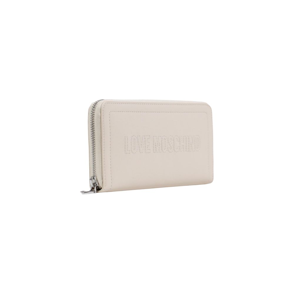 Love Moschino Beige Polyethylene Wallet - Luxe Nova