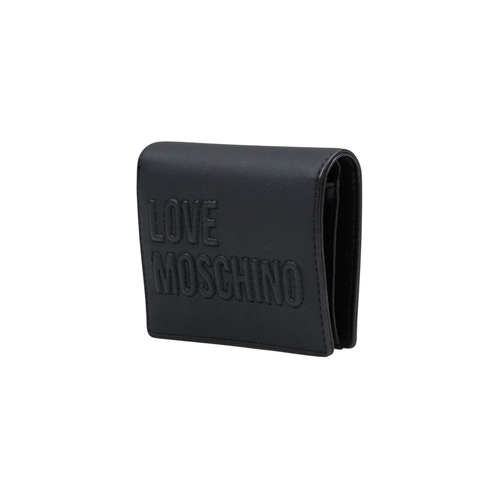 Love Moschino Black Polyethylene Wallet - Luxe Nova