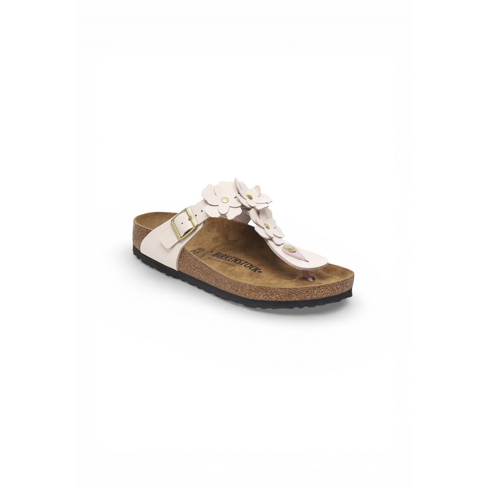 Birkenstock Pink Leather Flat Sandals - Luxe Nova