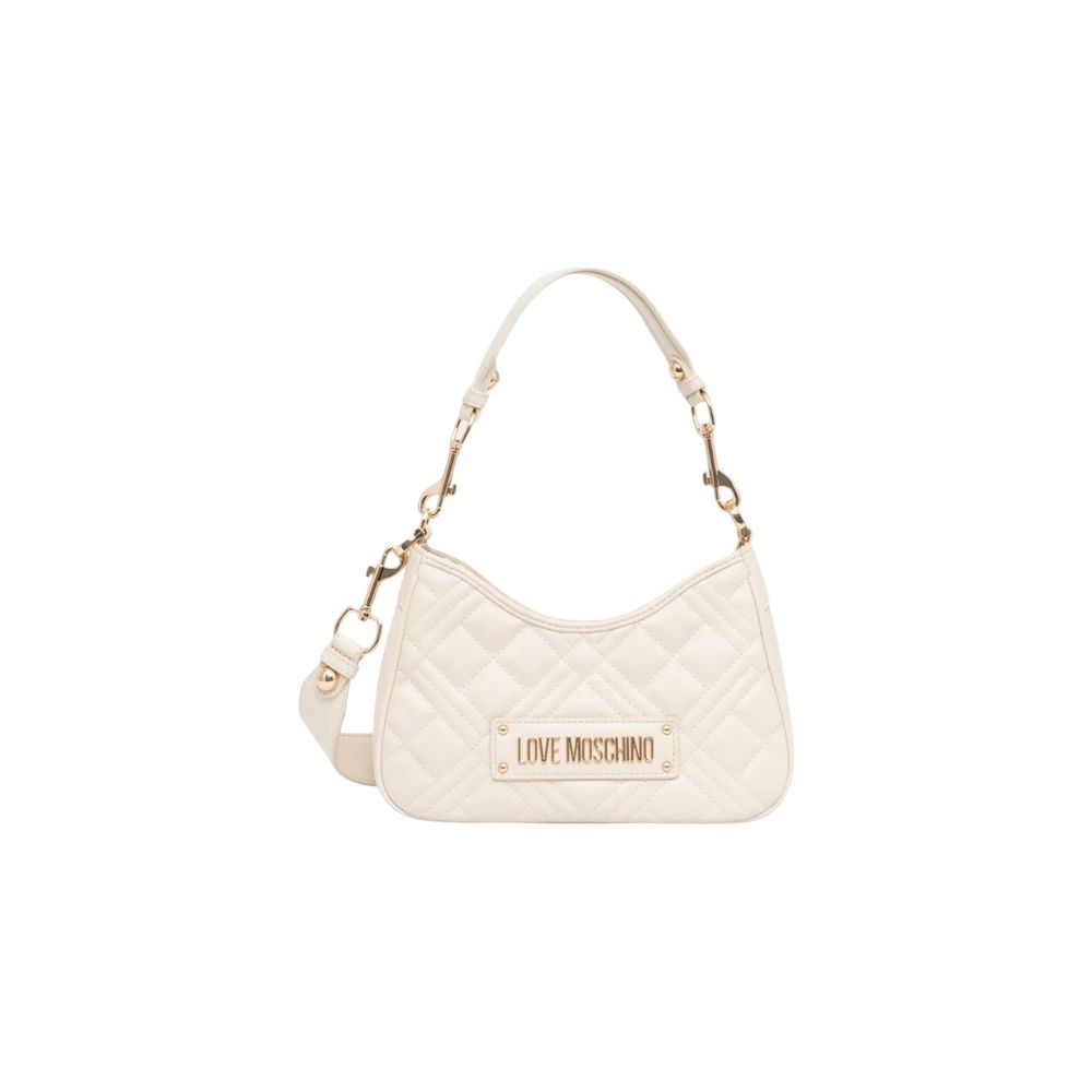 Love Moschino Beige Polyethylene Handbag - Luxe Nova