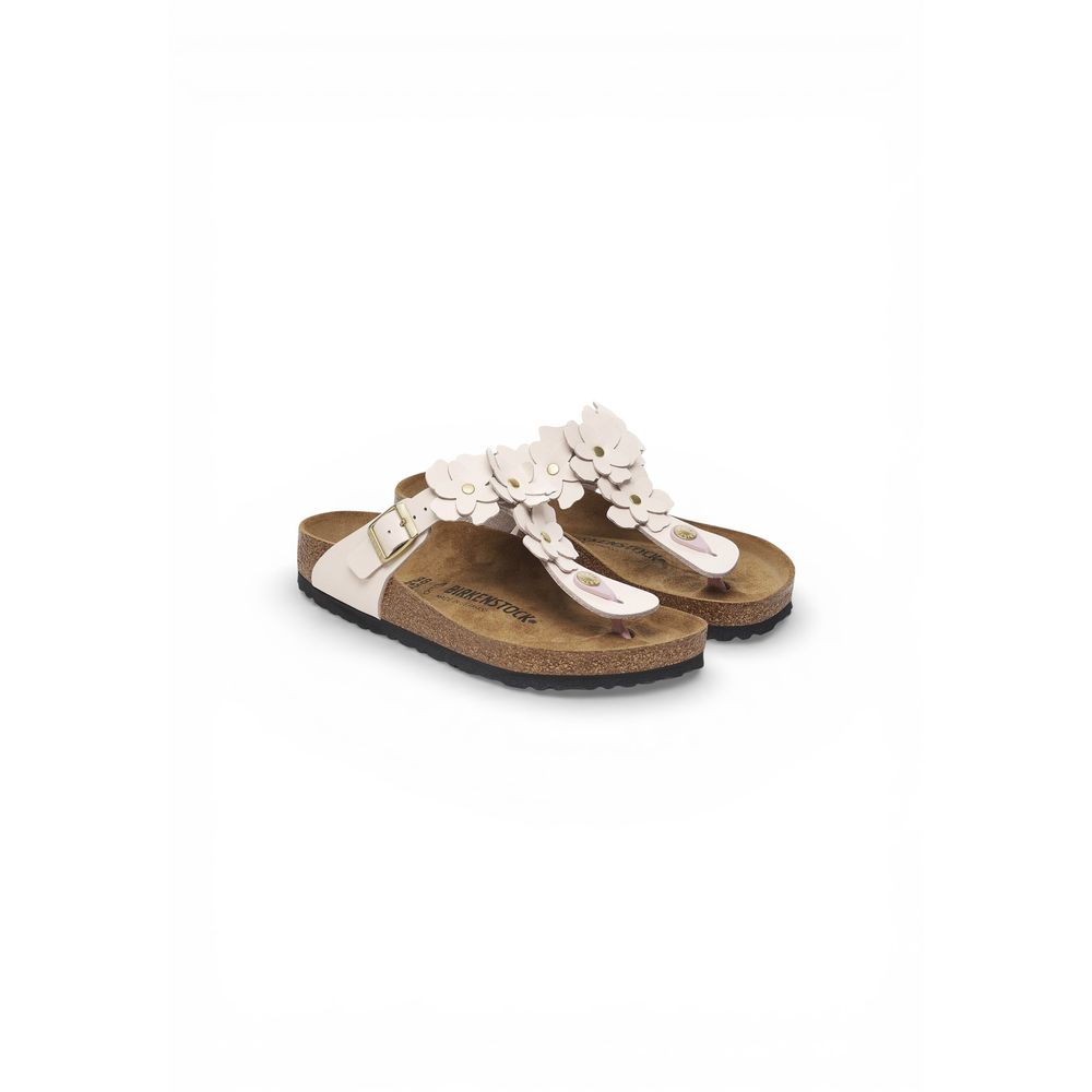 Birkenstock Pink Leather Flat Sandals - Luxe Nova