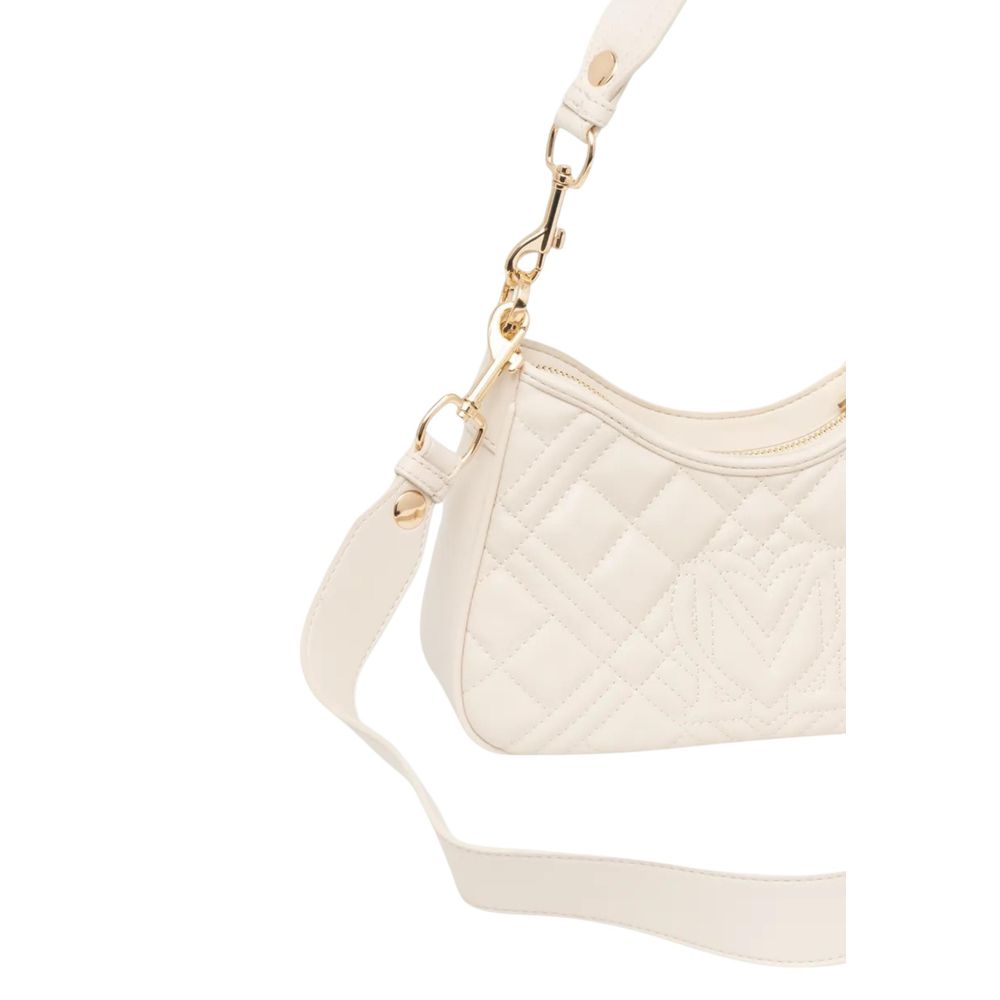 Love Moschino Beige Polyethylene Handbag - Luxe Nova