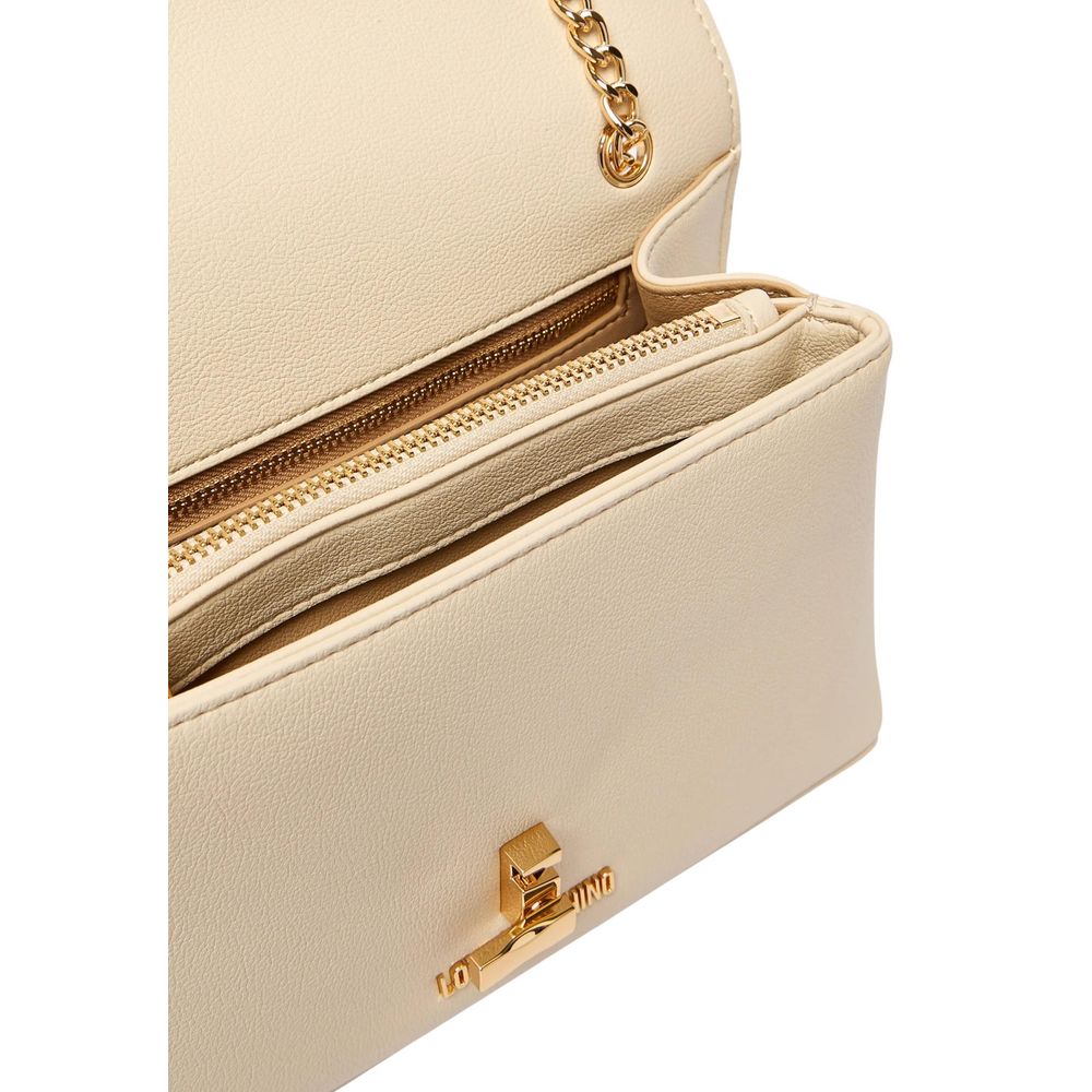 Love Moschino Beige Polyethylene Handbag - Luxe Nova
