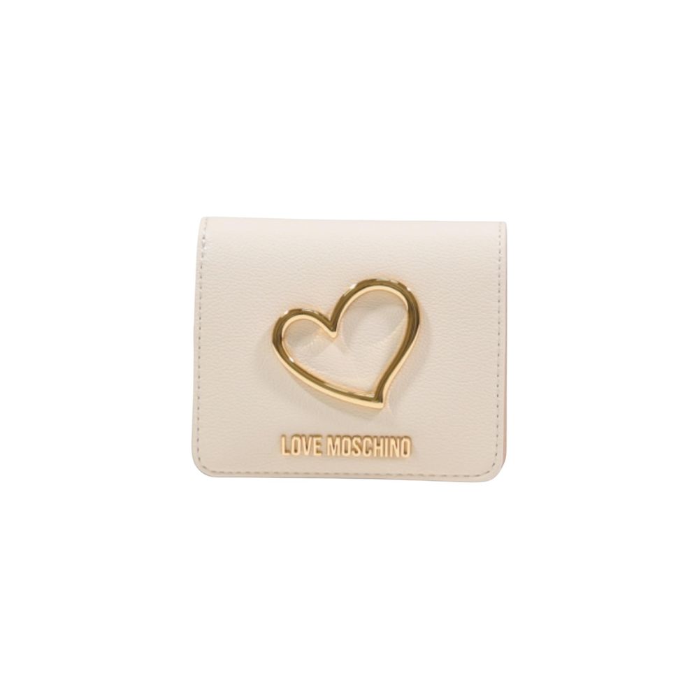 Love Moschino Beige Polyethylene Wallet - Luxe Nova