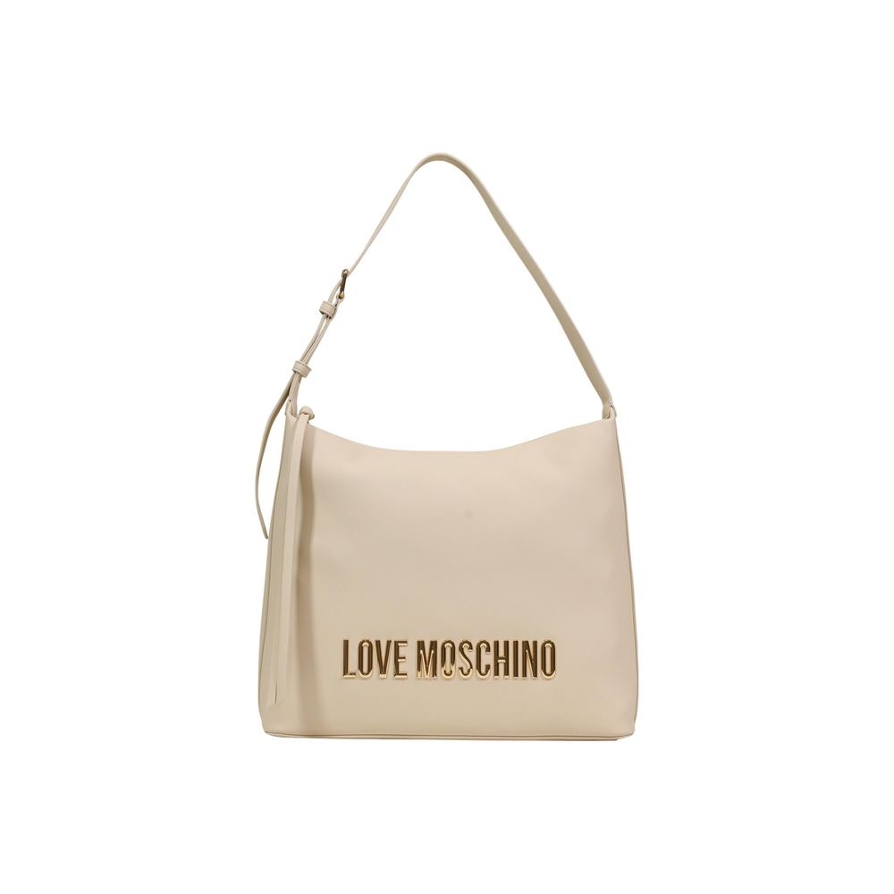 Love Moschino Beige Polyethylene Handbag - Luxe Nova