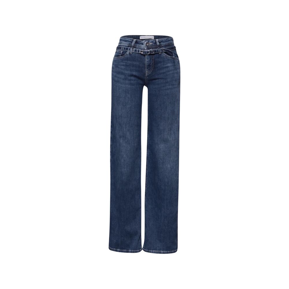 Street One Blue Cotton Relaxed Fit Jeans - Luxe Nova