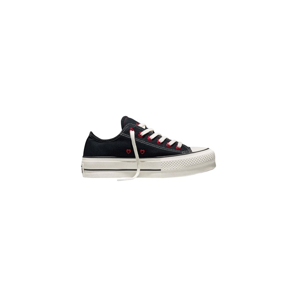 Converse Black Fabric Platform Sneakers - Luxe Nova