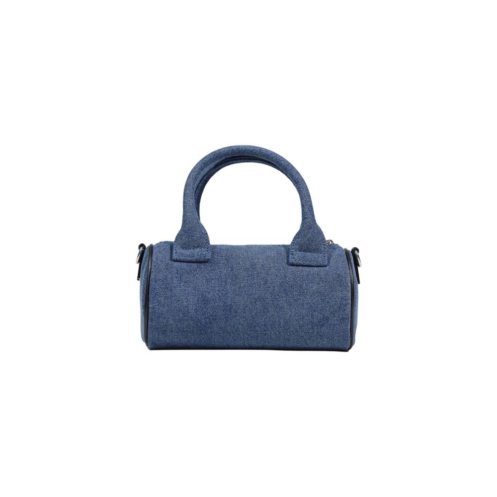Love Moschino Blue Cotton Handbag - Luxe Nova