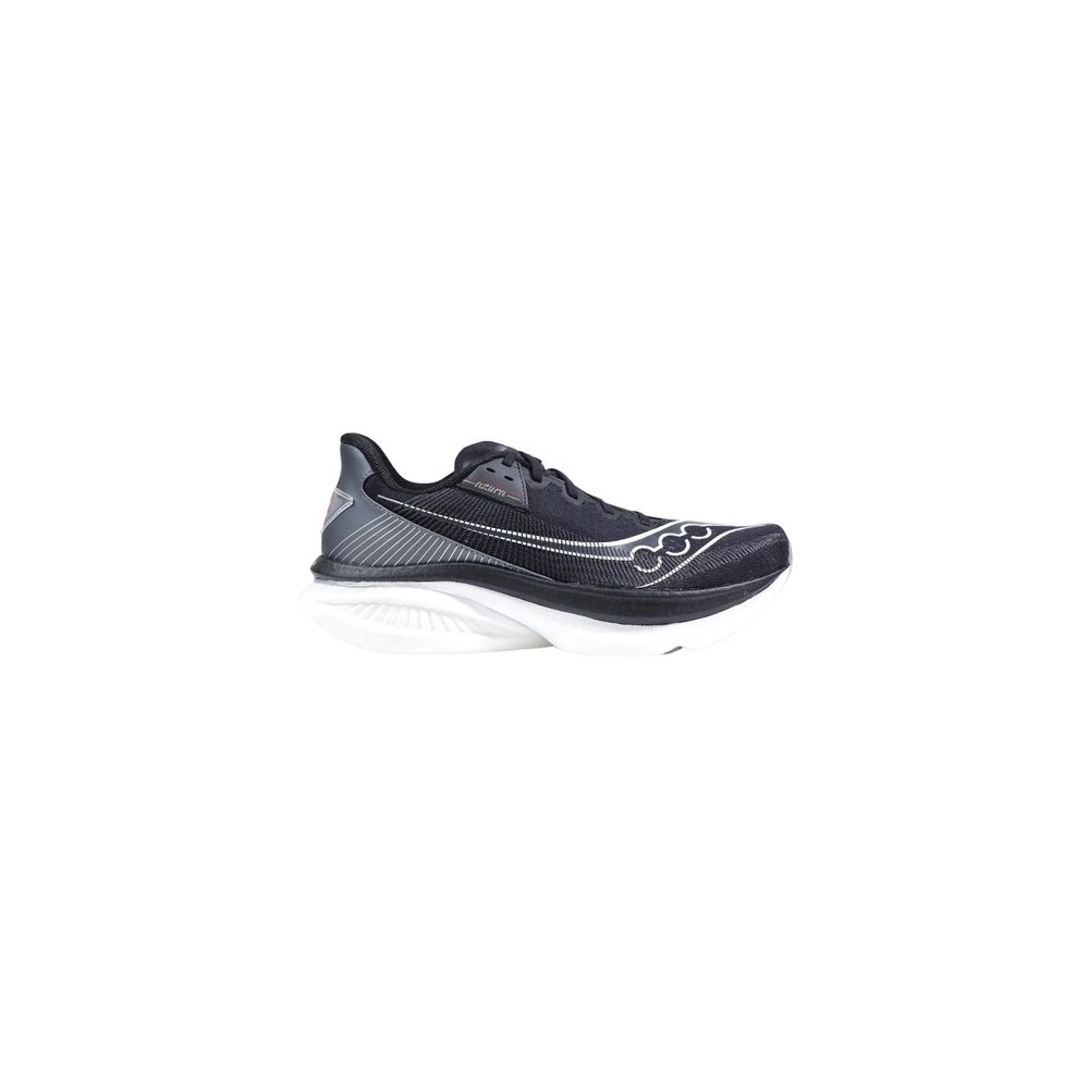 Saucony Black And White Textile Athletic Sneakers - Luxe Nova