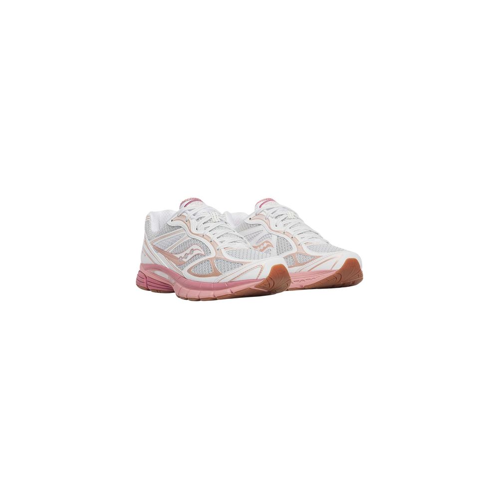 Saucony White Textile Athletic Sneakers - Luxe Nova