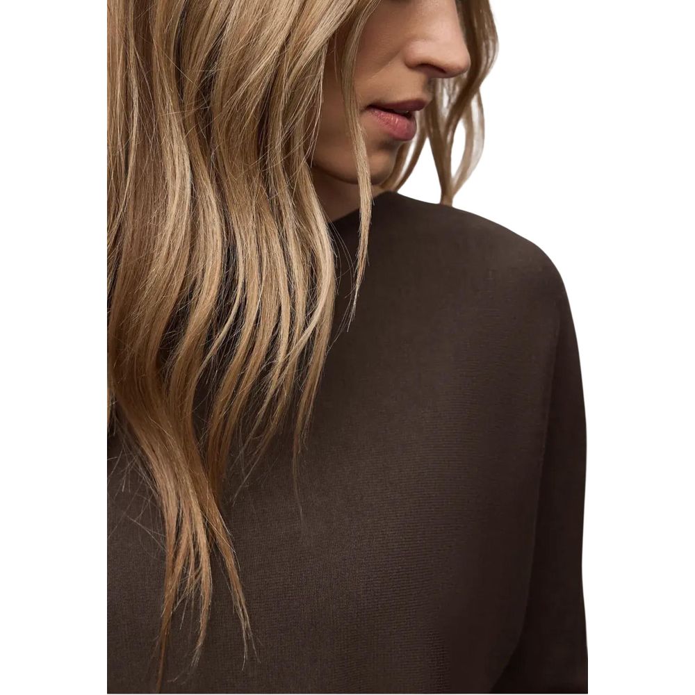 Street One Brown Viscose Sweatshirt - Luxe Nova