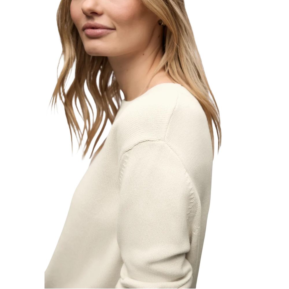 Street One Beige Cotton Sweatshirt - Luxe Nova