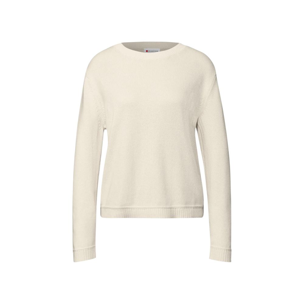 Street One Beige Cotton Sweatshirt - Luxe Nova