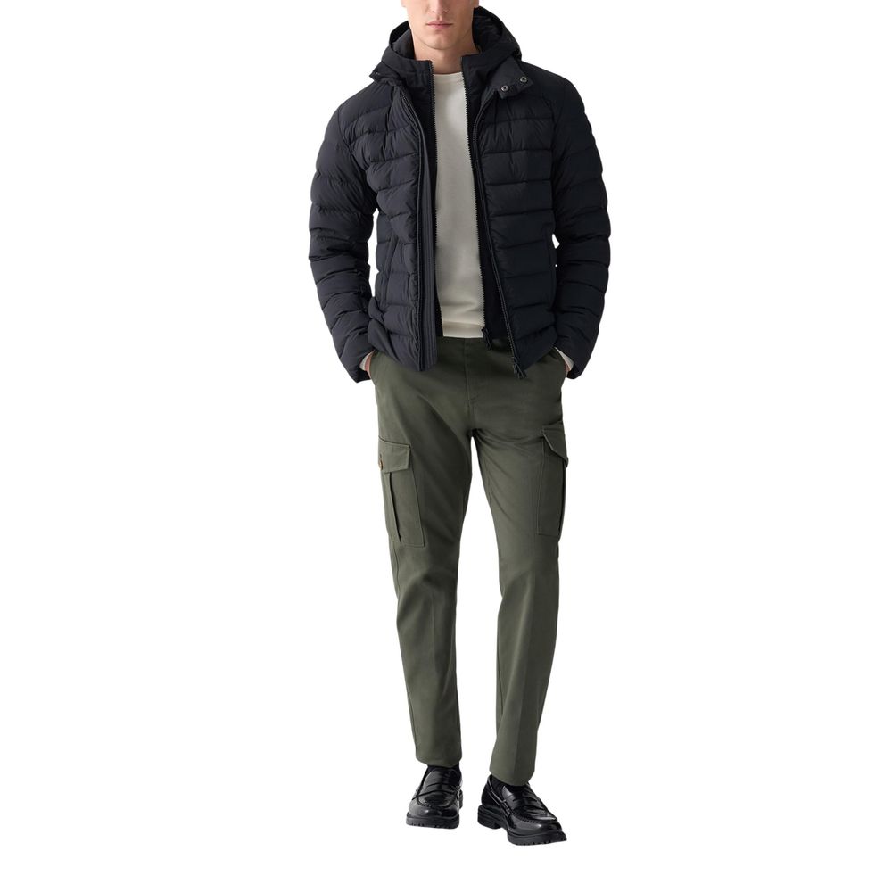 Colmar Originals Black Polyamide Coat - Luxe Nova