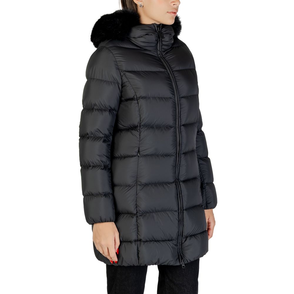 Colmar Originals Black Polyester Coat - Luxe Nova
