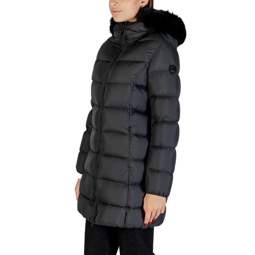 Colmar Originals Black Polyester Coat - Luxe Nova