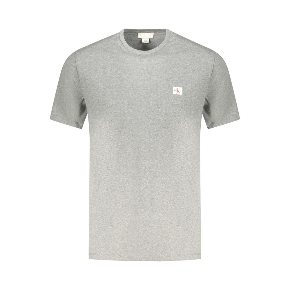 Calvin Klein Grigio Cotton Men T-Shirt - Luxe Nova