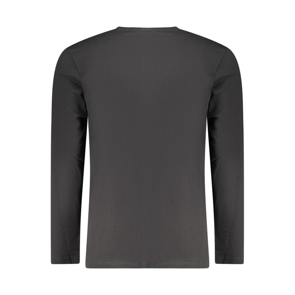 Hugo Boss Black Cotton Men T-Shirt - Luxe Nova