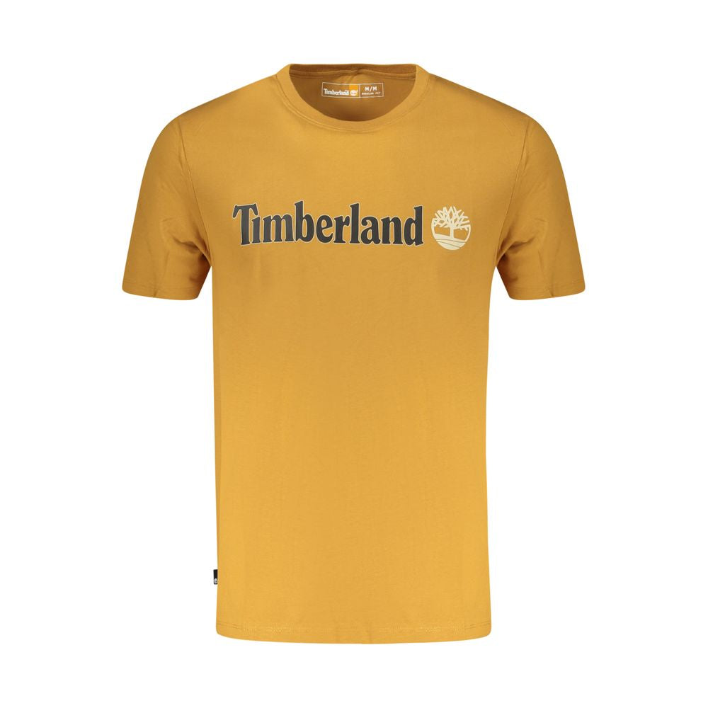 Timberland Marrone Cotton Men T-Shirt - Luxe Nova