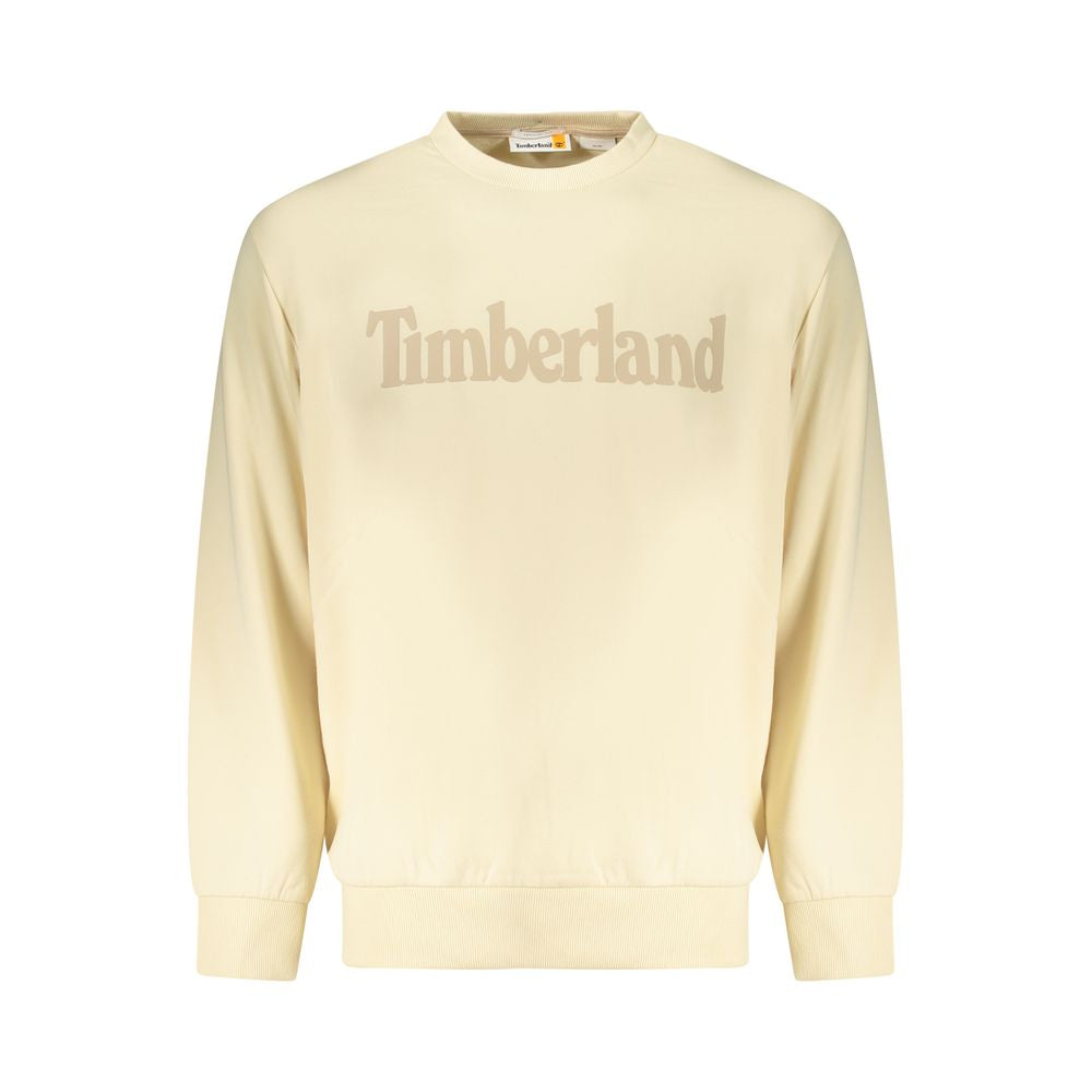 Timberland Beige Cotton Men Sweatshirt - Luxe Nova