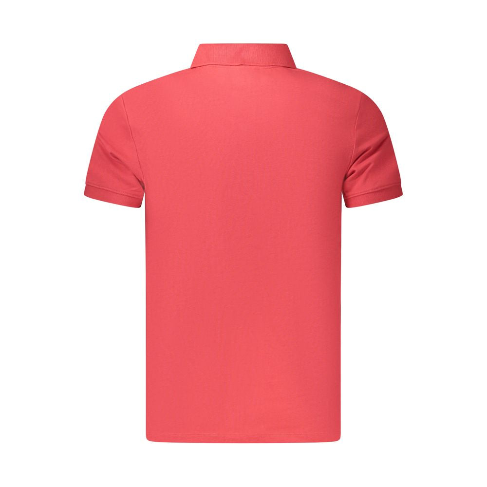 Timberland Red Cotton Men Polo Shirt - Luxe Nova