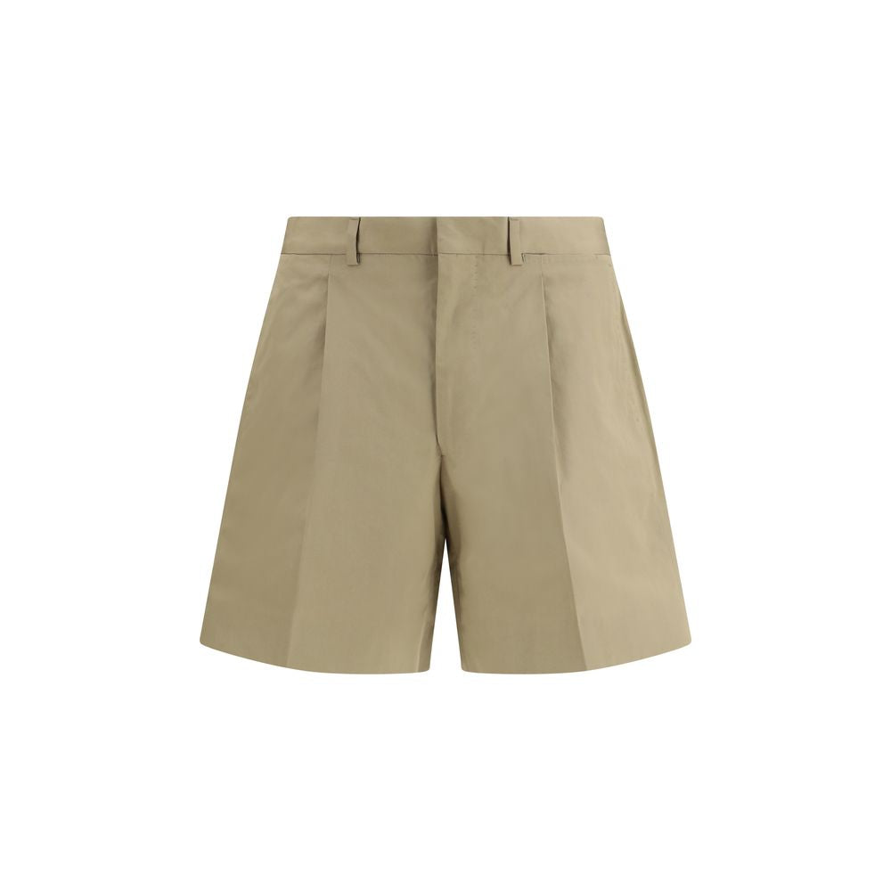Prada Beige Cotton Bermuda Shorts - Luxe Nova