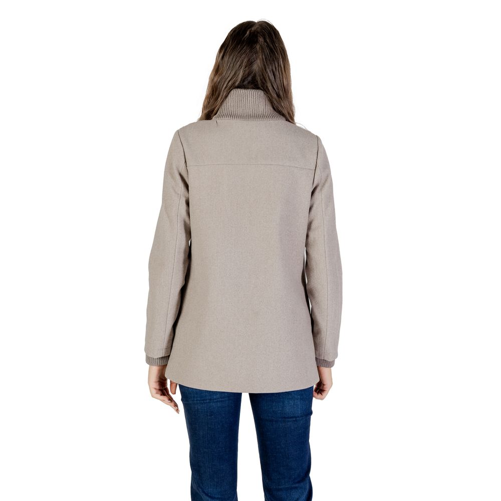 Street One Gray Polyester Coat - Luxe Nova