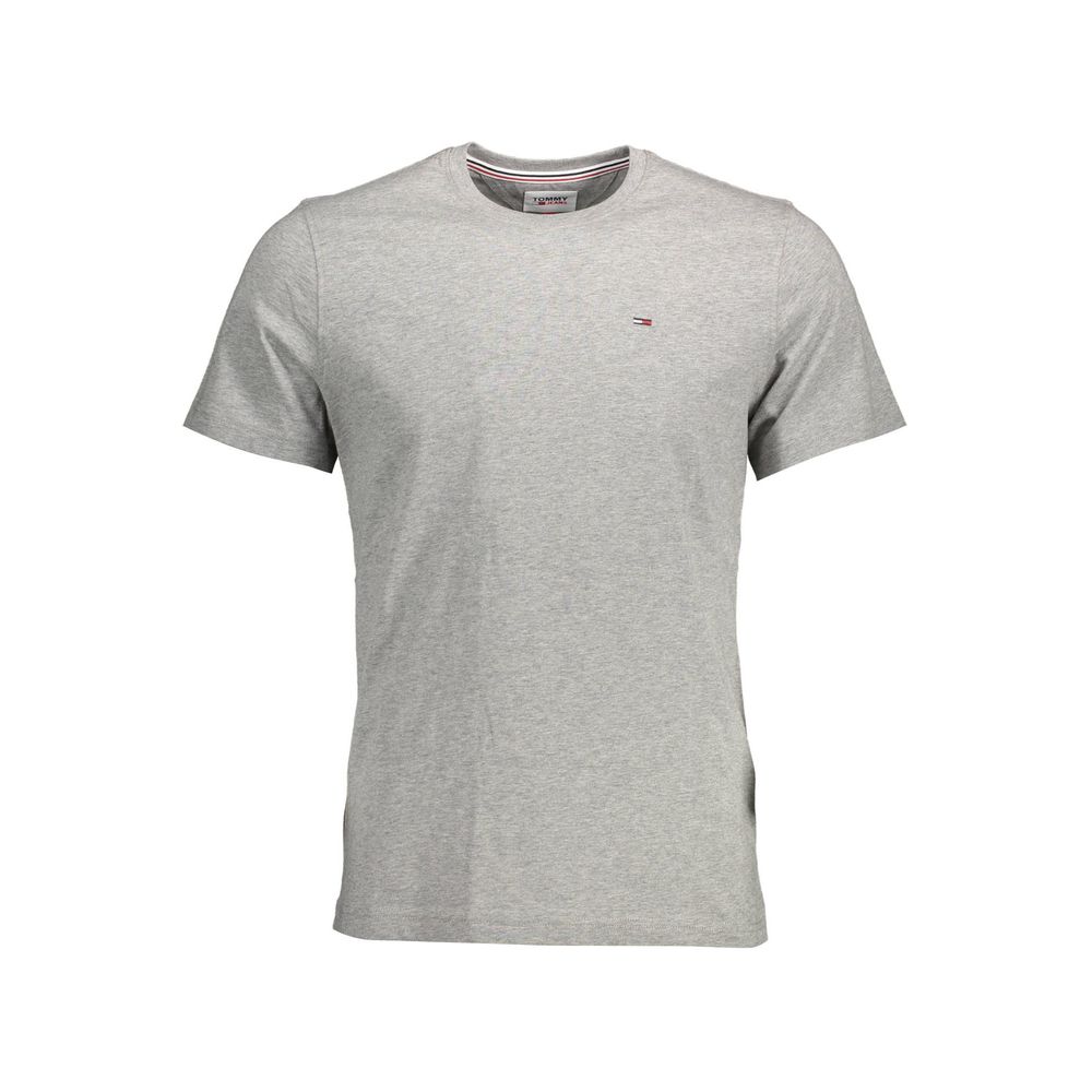 Tommy Hilfiger Grigio Cotton Men T-Shirt - Luxe Nova