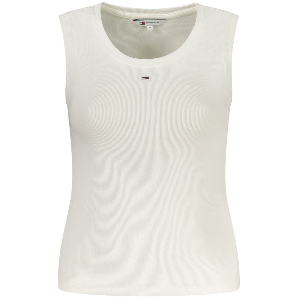 Tommy Hilfiger Bianco Cotton Women Tank Top - Luxe Nova