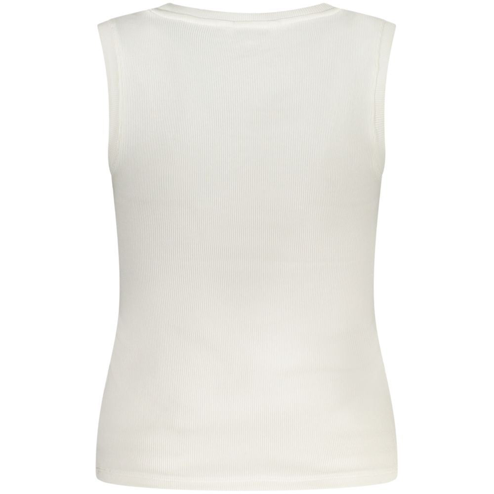 Tommy Hilfiger Bianco Cotton Women Tank Top - Luxe Nova