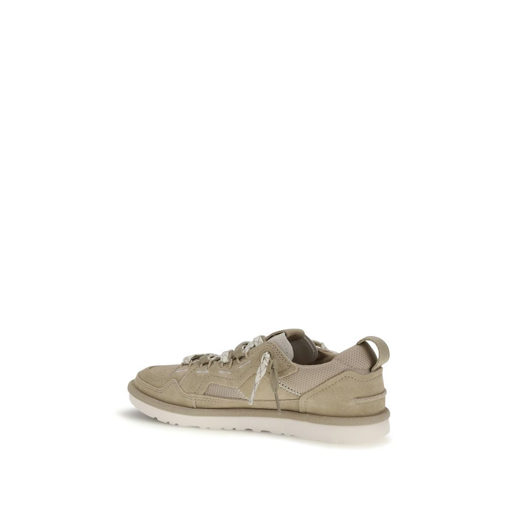 UGG Beige Calf Leather Bos Taurus Sneakers - Luxe Nova