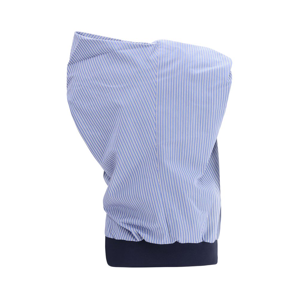 Sacai Blue Polyester Pattern Shirt - Luxe Nova