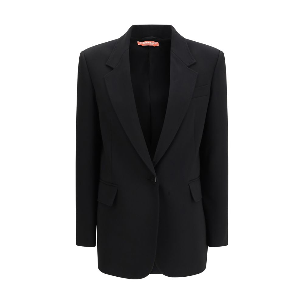 Max Mara Black Triacetate Blazer - Luxe Nova