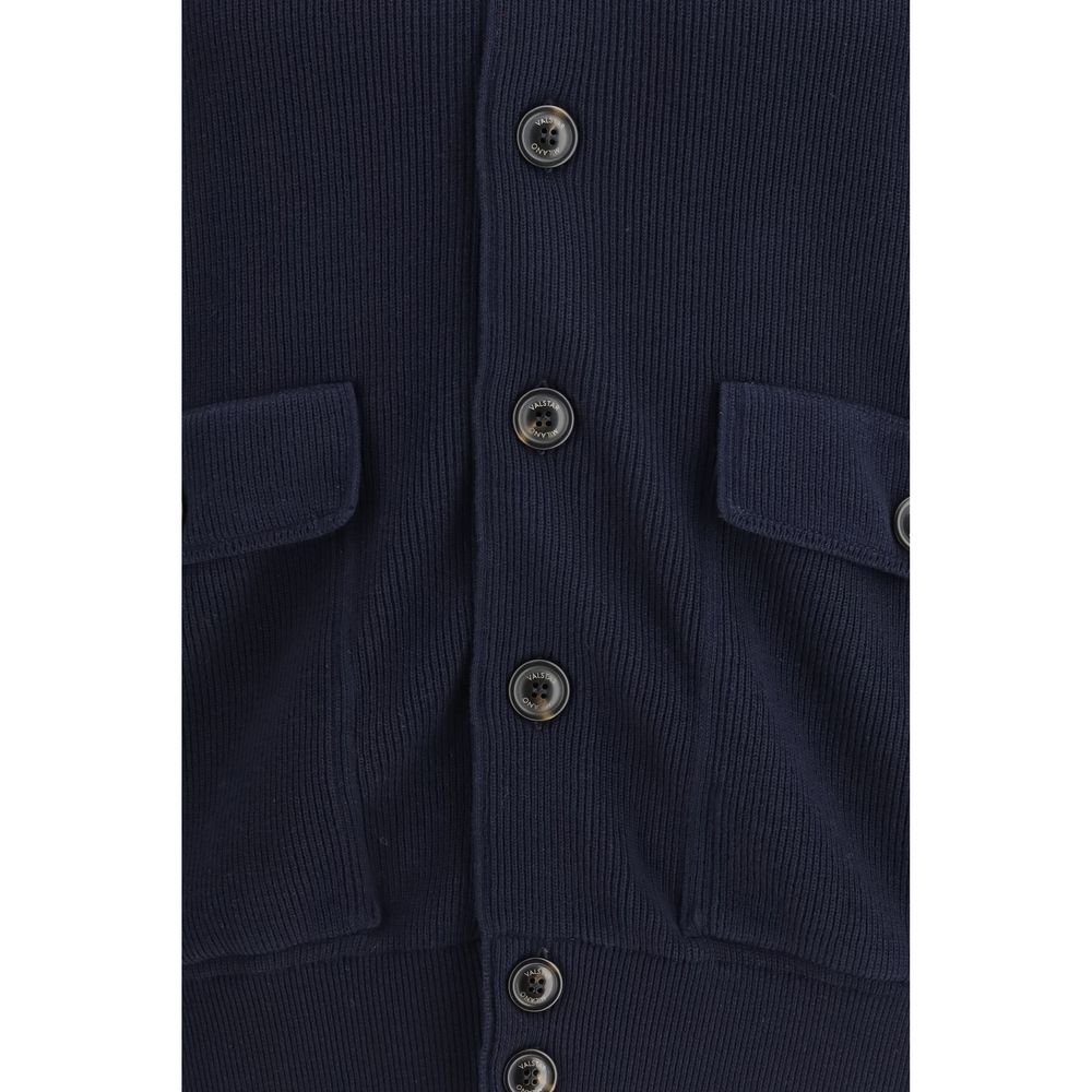 Valstar Blue Cotton Sweatshirt - Luxe Nova
